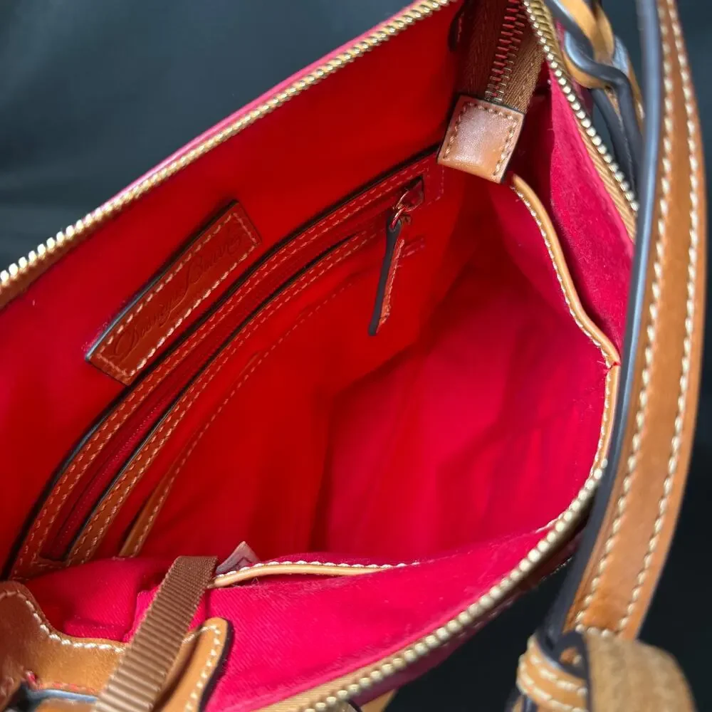 Dooney & Bourke Wexford Smooth Leather Crossbody Color Mulberry
